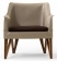 MOBIUS SMALL ARMCHAIR CUOIO/PELLE